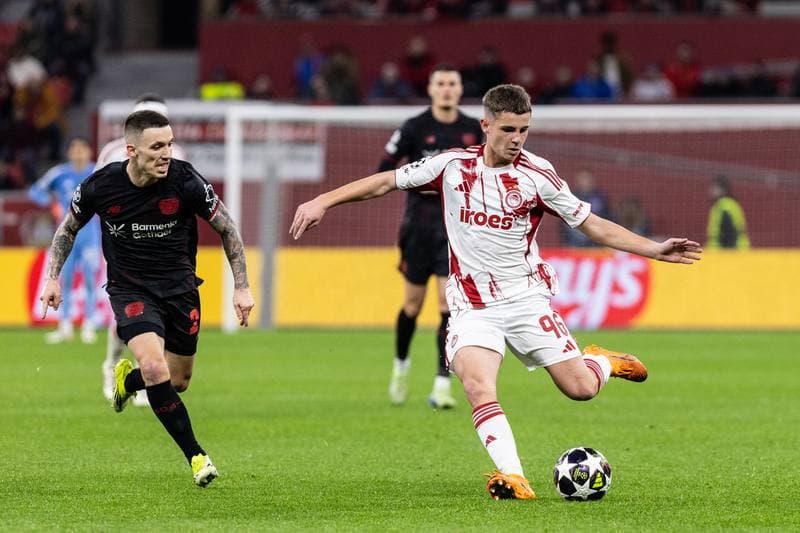 Football. UEFA Champions League. Bayer 04 Leverkusen - Olympiacos FC. 24.02.2026