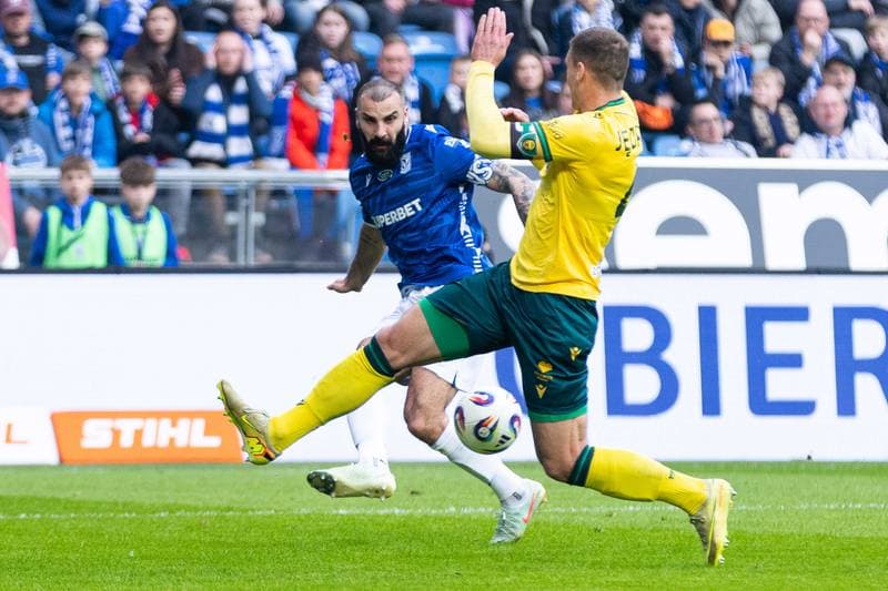 Football. PKO BP Ekstraklasa. Lech Poznan - GKS Katowice. 12.04.2026