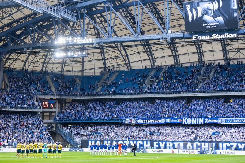 Football. PKO BP Ekstraklasa. Lech Poznan - GKS Katowice. 12.04.2026