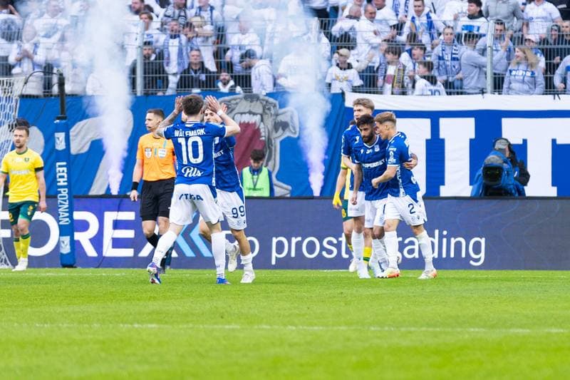 Football. PKO BP Ekstraklasa. Lech Poznan - GKS Katowice. 12.04.2026