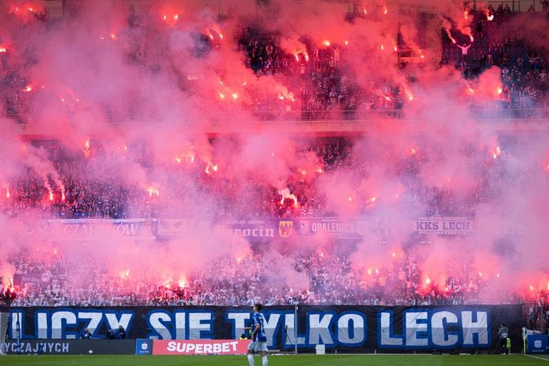 Football. PKO BP Ekstraklasa. Lech Poznan - GKS Katowice. 12.04.2026