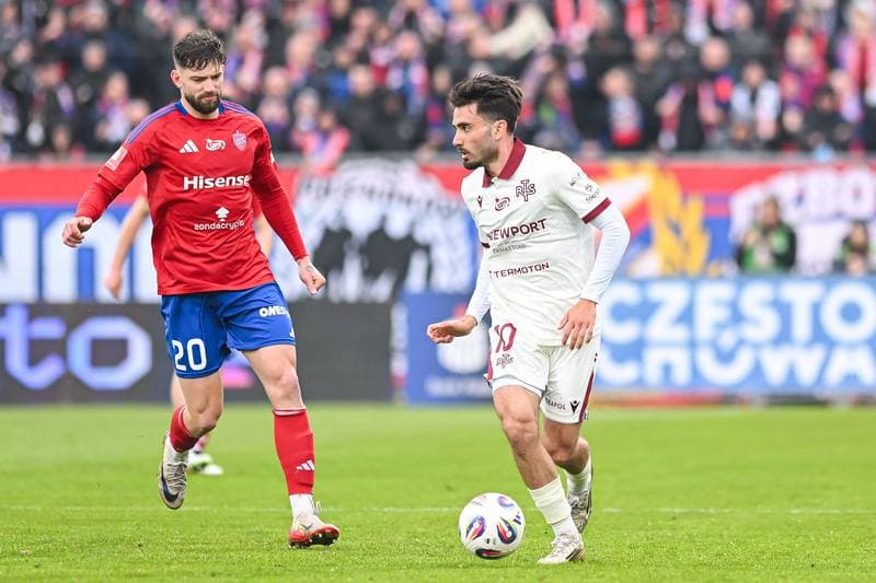 Football. PKO BP Ekstraklasa. Rakow Czestochowa - Widzew Lodz. 04.04.2026