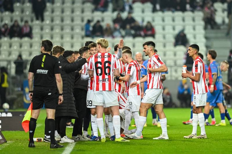 Football. PKO BP Ekstraklasa. Cracovia Krakow - Piast Gliwice. 27.02.2026
