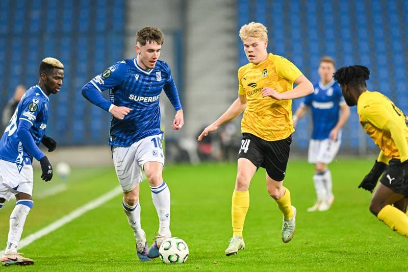 Football. UEFA Conference League. Lech Poznan - KuPS. 26.02.2026