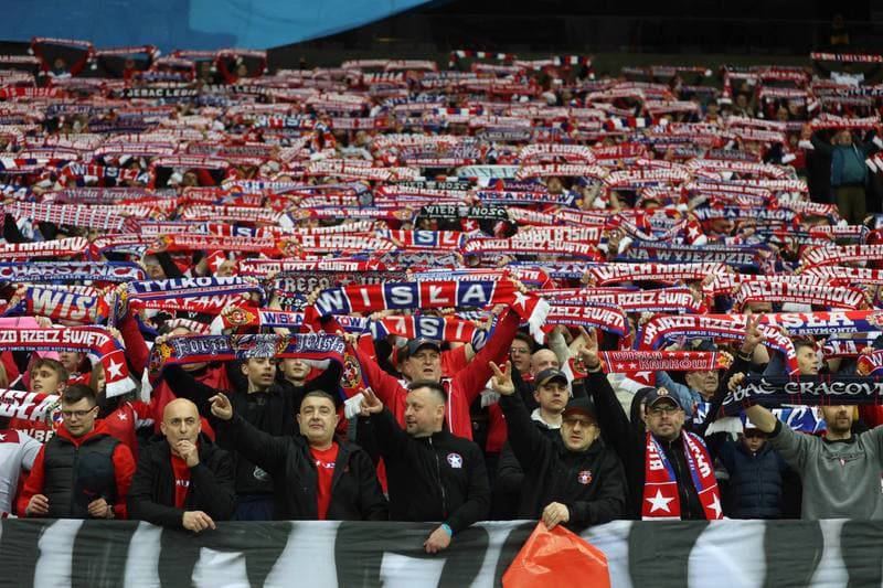 Football. Polish Supercup. Jagiellonia Bialystok - Wisla Krakow. 02.04.2025