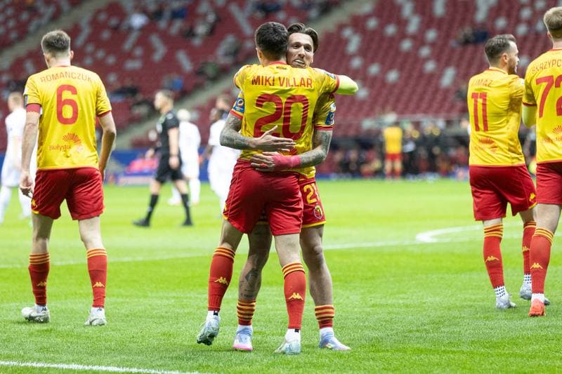 Football. Polish Supercup. Jagiellonia Bialystok - Wisla Krakow. 02.04.2025