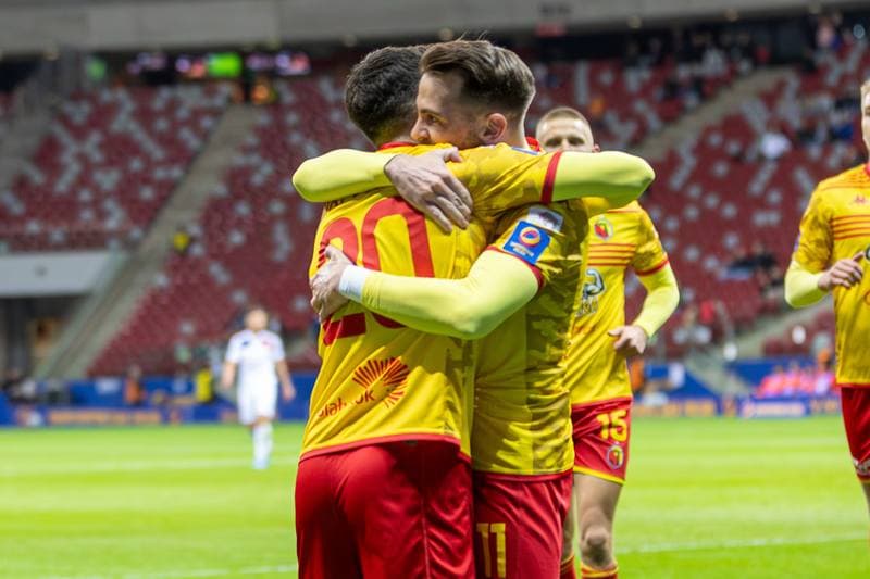 Football. Polish Supercup. Jagiellonia Bialystok - Wisla Krakow. 02.04.2025