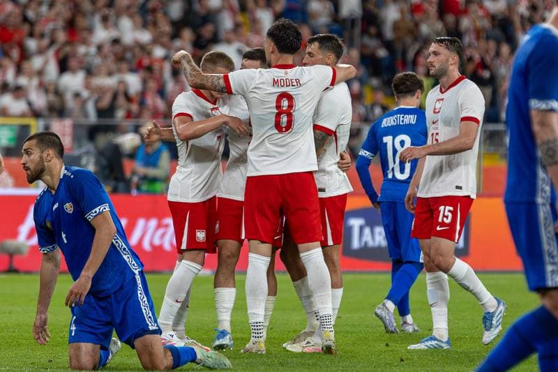 Football. Friendly Match. Poland - Moldova. 06.06.2025