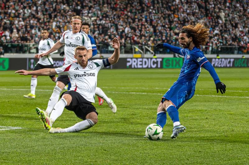 Football. Europa Conference League. Legia Warsaw - Chelsea. 10.04.2025