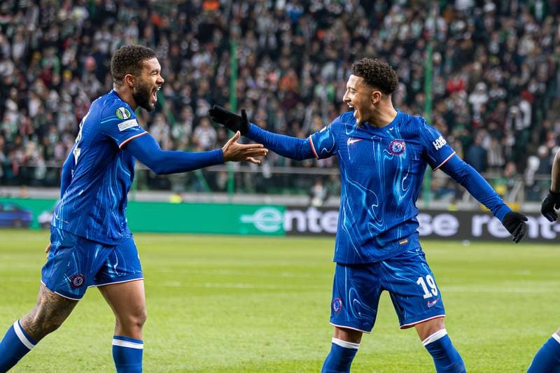 Football. Europa Conference League. Legia Warsaw - Chelsea. 10.04.2025