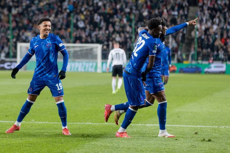 Football. Europa Conference League. Legia Warsaw - Chelsea. 10.04.2025