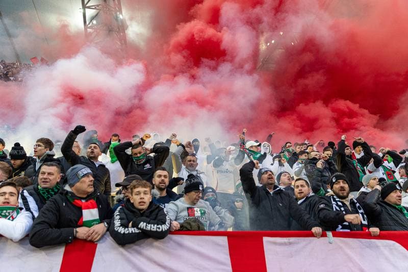 Football. Europa Conference League. Legia Warsaw - Chelsea. 10.04.2025