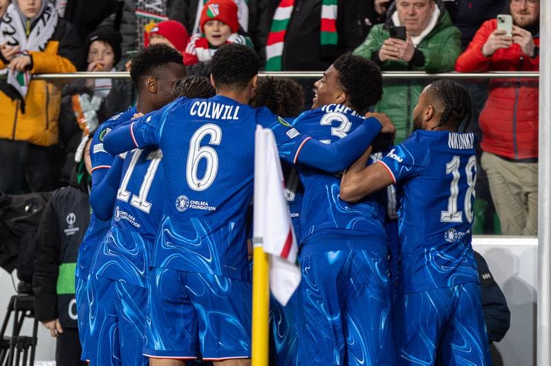 Football. Europa Conference League. Legia Warsaw - Chelsea. 10.04.2025