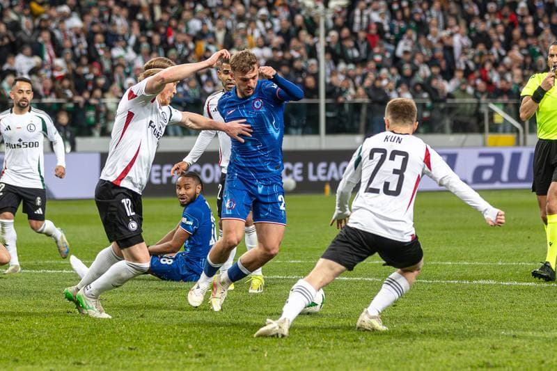 Football. Europa Conference League. Legia Warsaw - Chelsea. 10.04.2025