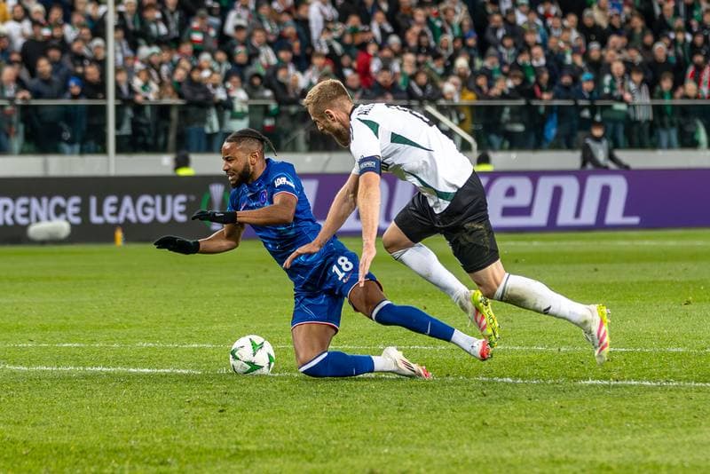 Football. Europa Conference League. Legia Warsaw - Chelsea. 10.04.2025
