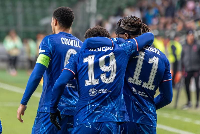Football. Europa Conference League. Legia Warsaw - Chelsea. 10.04.2025
