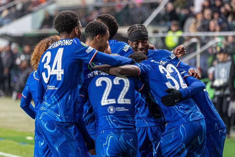 Football. Europa Conference League. Legia Warsaw - Chelsea. 10.04.2025