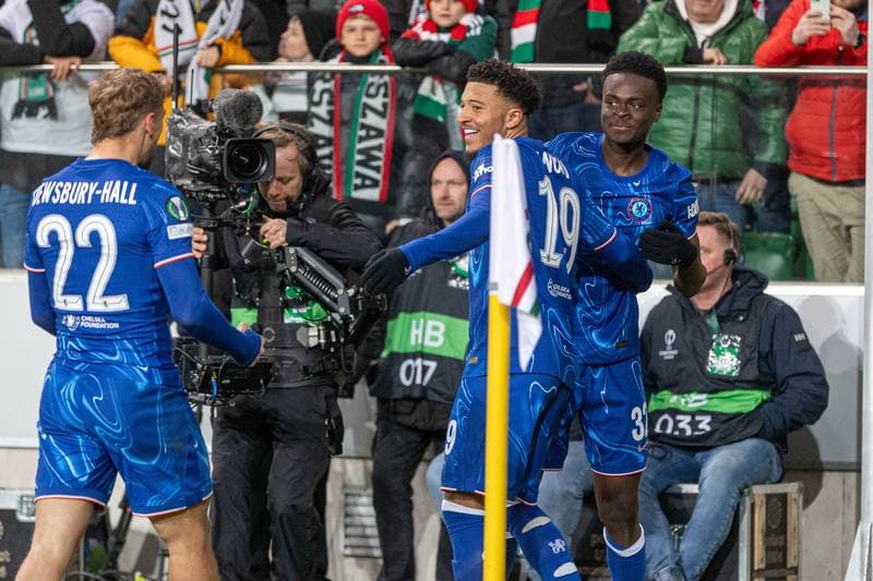 Football. Europa Conference League. Legia Warsaw - Chelsea. 10.04.2025