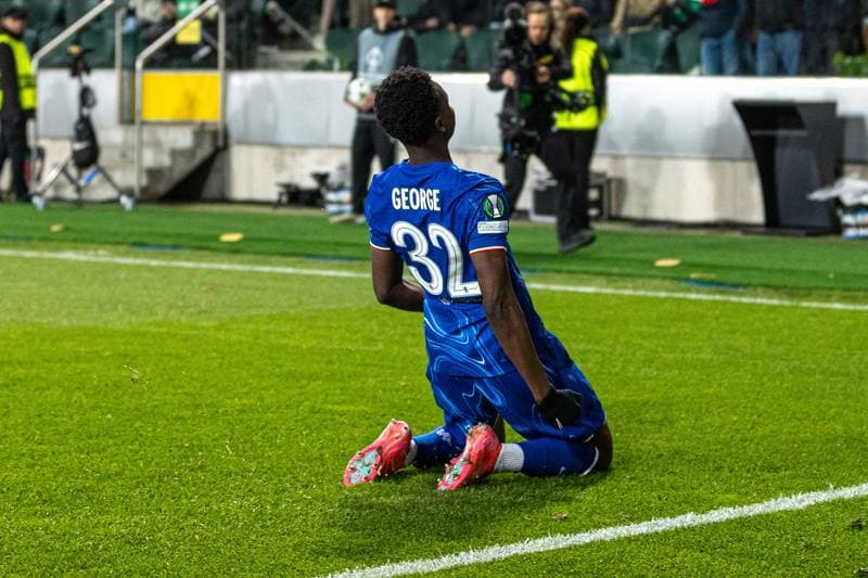 Football. Europa Conference League. Legia Warsaw - Chelsea. 10.04.2025