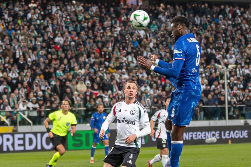 Football. Europa Conference League. Legia Warsaw - Chelsea. 10.04.2025