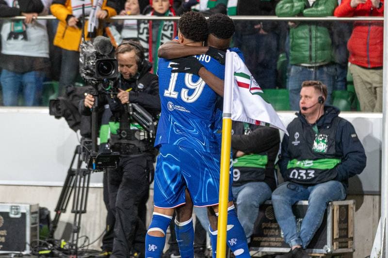 Football. Europa Conference League. Legia Warsaw - Chelsea. 10.04.2025