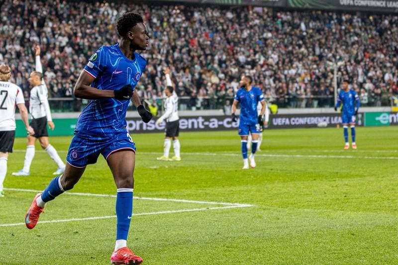 Football. Europa Conference League. Legia Warsaw - Chelsea. 10.04.2025