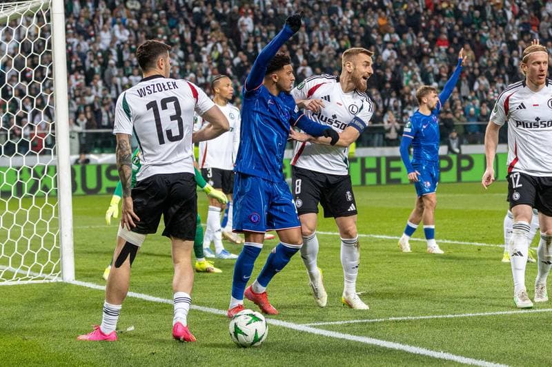 Football. Europa Conference League. Legia Warsaw - Chelsea. 10.04.2025