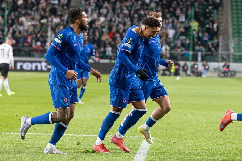 Football. Europa Conference League. Legia Warsaw - Chelsea. 10.04.2025