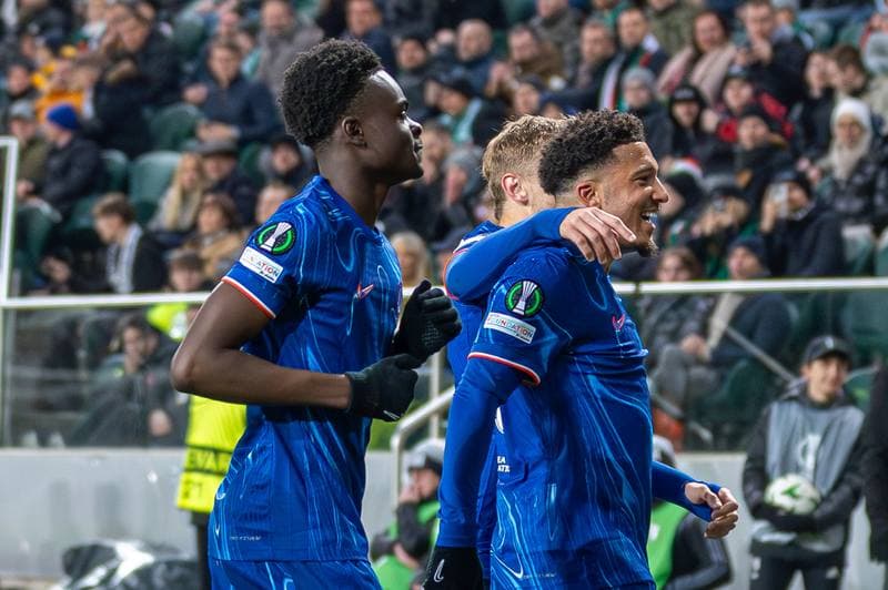 Football. Europa Conference League. Legia Warsaw - Chelsea. 10.04.2025