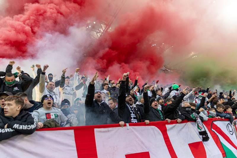 Football. Europa Conference League. Legia Warsaw - Chelsea. 10.04.2025