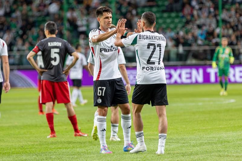 Football. UEFA Europa League. Legia Warsaw - FK Aktobe. 10.07.2025