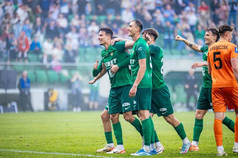 Football. PKO BP Ekstraklasa. Slask Wroclaw - Zaglebie Lubin. 03.05.2025
