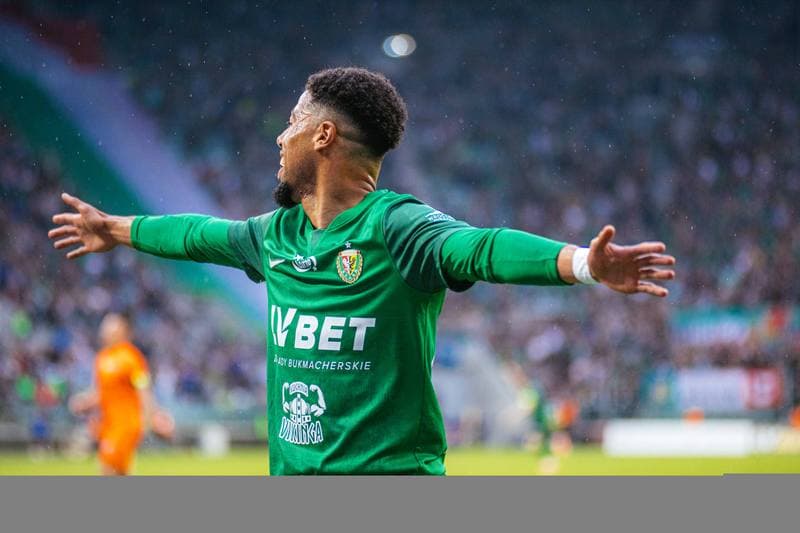 Football. PKO BP Ekstraklasa. Slask Wroclaw - Zaglebie Lubin. 03.05.2025