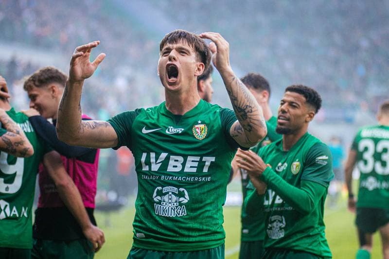 Football. PKO BP Ekstraklasa. Slask Wroclaw - Zaglebie Lubin. 03.05.2025