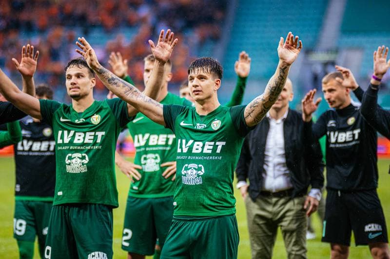 Football. PKO BP Ekstraklasa. Slask Wroclaw - Zaglebie Lubin. 03.05.2025