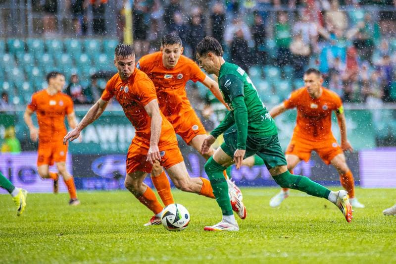 Football. PKO BP Ekstraklasa. Slask Wroclaw - Zaglebie Lubin. 03.05.2025