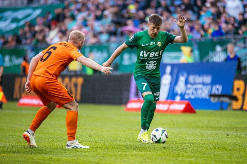 Football. PKO BP Ekstraklasa. Slask Wroclaw - Zaglebie Lubin. 03.05.2025