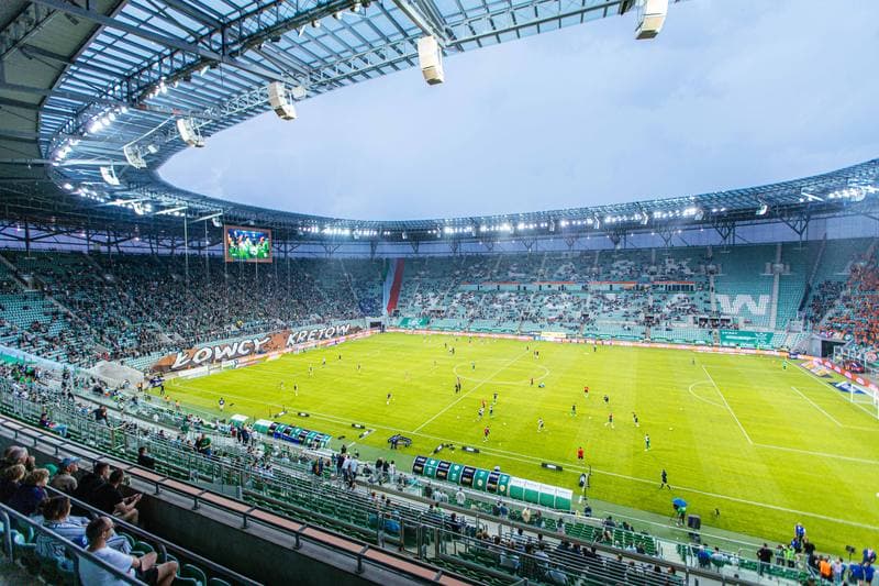 Football. PKO BP Ekstraklasa. Slask Wroclaw - Zaglebie Lubin. 03.05.2025
