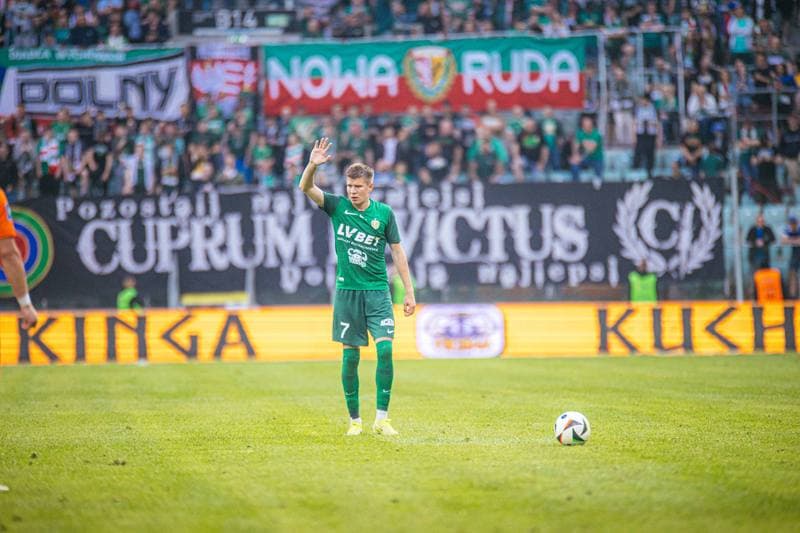 Football. PKO BP Ekstraklasa. Slask Wroclaw - Zaglebie Lubin. 03.05.2025