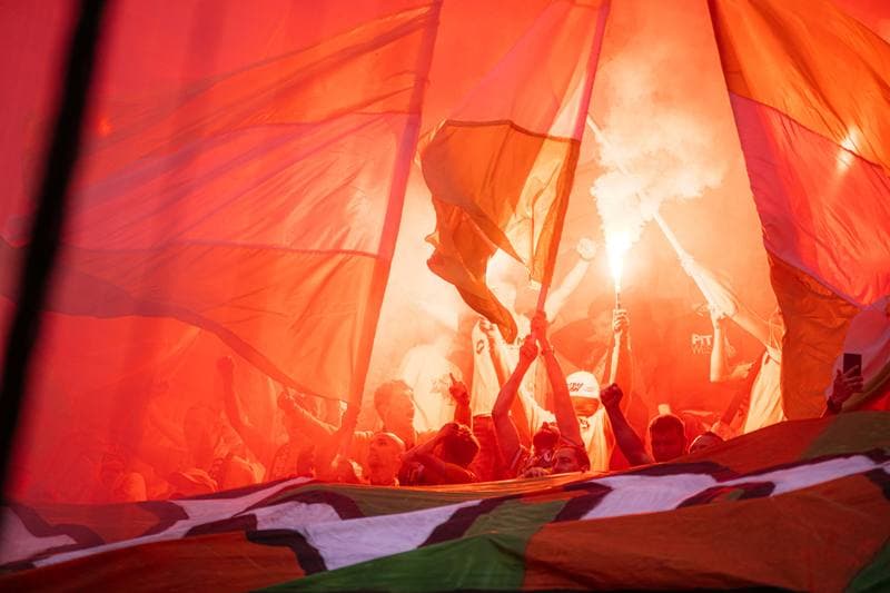 Football. PKO BP Ekstraklasa. Slask Wroclaw - Zaglebie Lubin. 03.05.2025