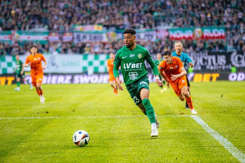 Football. PKO BP Ekstraklasa. Slask Wroclaw - Zaglebie Lubin. 03.05.2025