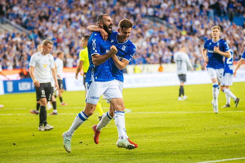 Football. Champions League. Lech Poznan - Breidablik. 22.07.2025