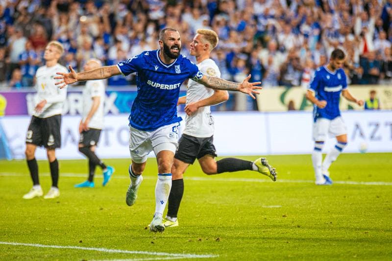 Football. Champions League. Lech Poznan - Breidablik. 22.07.2025