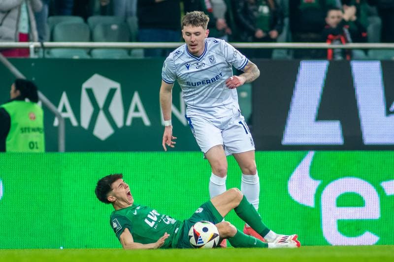 Football. PKO BP Ekstraklasa. Slask Wroclaw - Lech Poznan. 29.03.2025