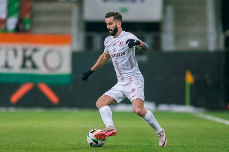Football. PKO BP Ekstraklasa. Zaglebie Lubin - Lechia Gdansk. 17.02.2025