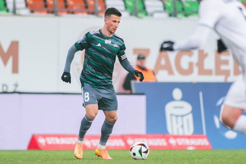 Football. PKO BP Ekstraklasa. Zaglebie Lubin - Lechia Gdansk. 17.02.2025
