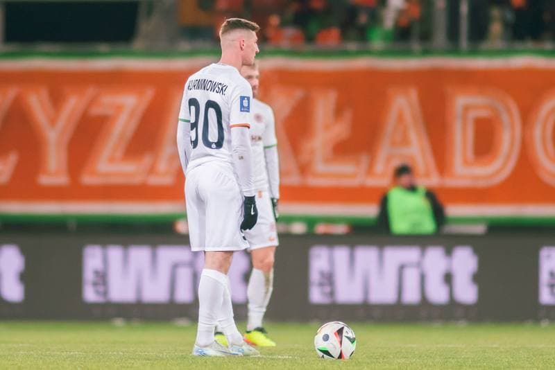 Football. PKO BP Ekstraklasa. Zaglebie Lubin - Lechia Gdansk. 17.02.2025