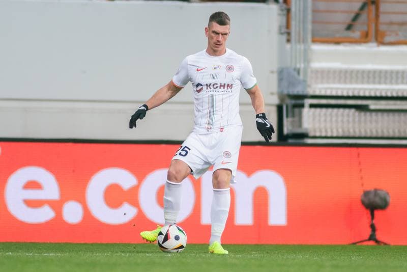 Football. PKO BP Ekstraklasa. Zaglebie Lubin - Lechia Gdansk. 17.02.2025