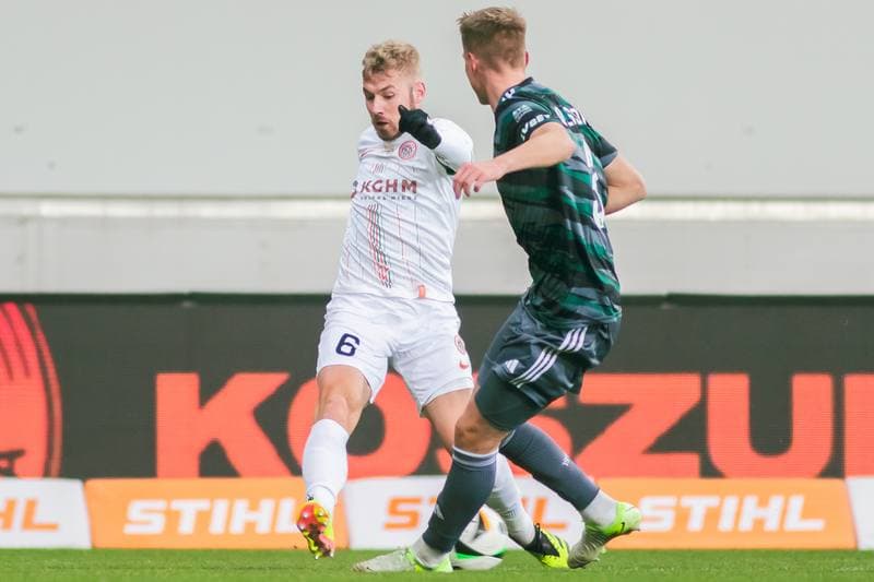 Football. PKO BP Ekstraklasa. Zaglebie Lubin - Lechia Gdansk. 17.02.2025