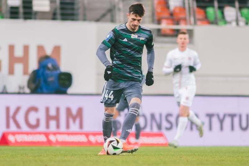 Football. PKO BP Ekstraklasa. Zaglebie Lubin - Lechia Gdansk. 17.02.2025